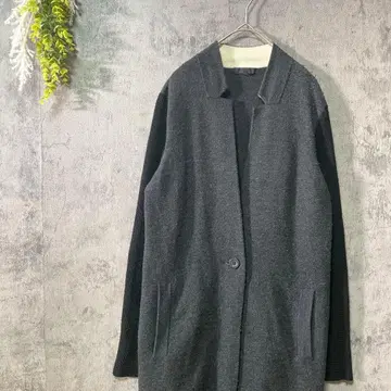 아이씨비 롱 가디건 라이트 코트 울 노카라 깔끔한 출퇴근