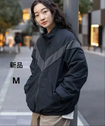 리버서블 V라인 블루종