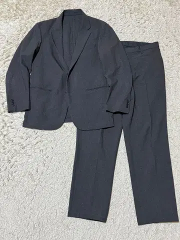 UNIQLO 유니클로 M 88cm 감동 그레이 수트 셋업