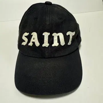 SAINT Mxxxxxx 6패널 캡 블랙