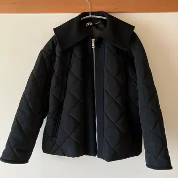 ZARA 대비 퍼프 자켓 퀼팅 자켓