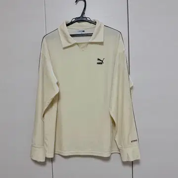 PUMA 긴팔 피케 셔츠 emmi 로고