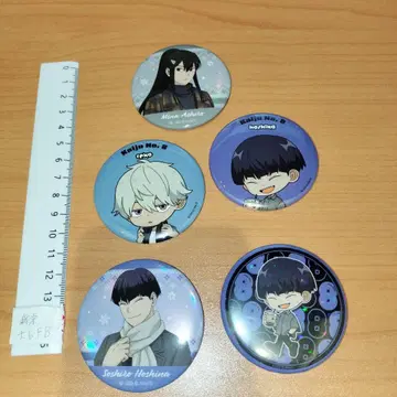 아시토미나 호시나 소우시로 괴수 8호 캔뱃지 5개 세트