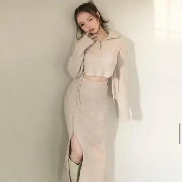 andmary 안드마리 missi 니트 탑 & 스커트