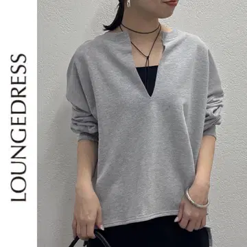 새상품 Loungedress 스키퍼 맨투맨 그레이 라운지 드레스