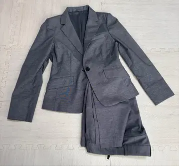 수트 셋업 자켓 팬츠 네이비 여성용 11호