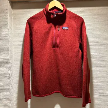 patagonia 파타고니아 베터 스웨터 하프 지퍼 레드 S