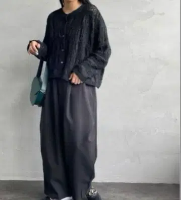 mizuiroind 와이드 카고 팬츠 블랙 사이즈 2