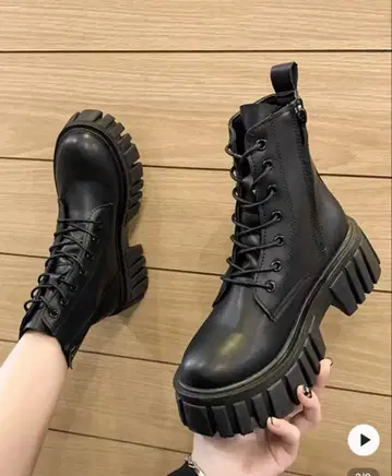 통굽 부츠 코스프레 25.5cm 힐 6cm