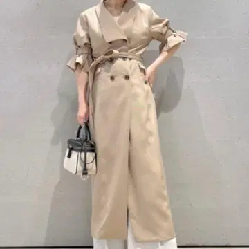 LILY BROWN 더블 트렌치 원피스