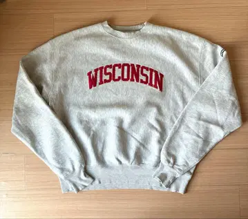 구제 의류 SIGNATURE 리버스 위브형 Wisconsin 맨투맨