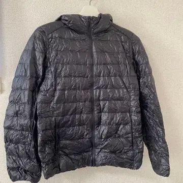 ULTRA LIGHT DOWN 후드 부착 다운 자켓 블랙