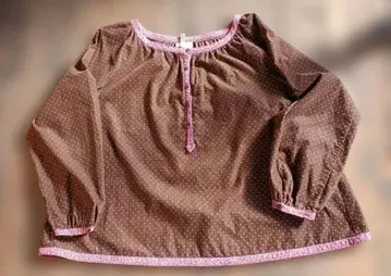 Des Ponds Dans L'Eau 긴팔 블라우스 코듀로이 원단