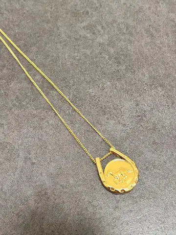 1229-9 코인 목걸이 생전 정리 액세서리 골드