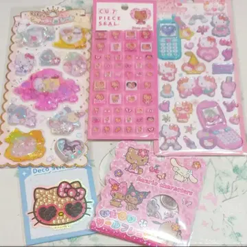 키티 스티커 씰 5세트