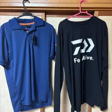 다이와 네이비 티셔츠 XL 에메랄다스 한정판 캡 세트 판매