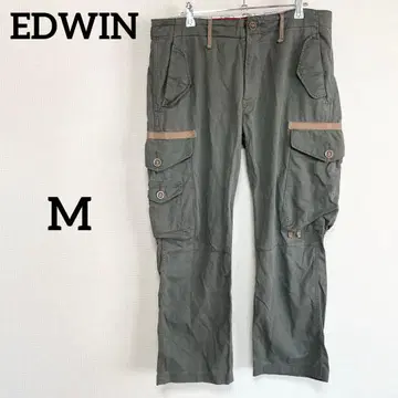 EDWIN 에드윈 카고 팬츠 카키 밀리터리 빈티지 코디
