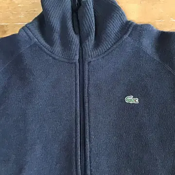 Lacoste 드라이버즈 니트 하프 집업