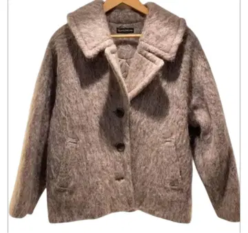 [ 가격 인하 가능 ] searoomlynn 샤기 울 BIG 칼라 코트