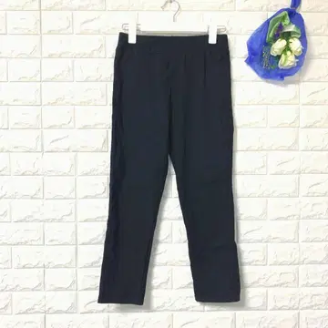 스트레치 팬츠 크롭 기장 허리밴딩 레깅스 스트레치 M~L 신축