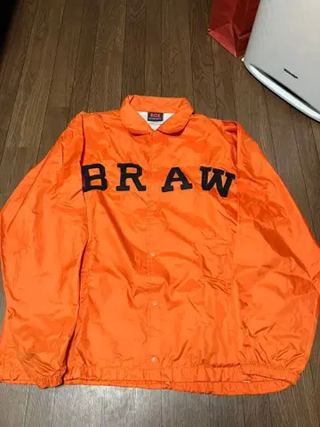 90s 빈티지 BRAW 로고 나일론 자켓 XXL
