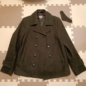 GREEN LABEL RELAXING 카키 M 피 코트