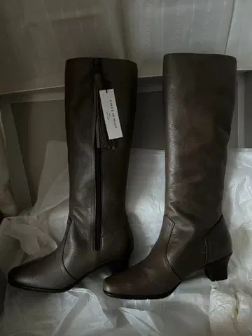 오브 드 뮈제 소가죽 O'HOVE DE MUSEE 롱 부츠