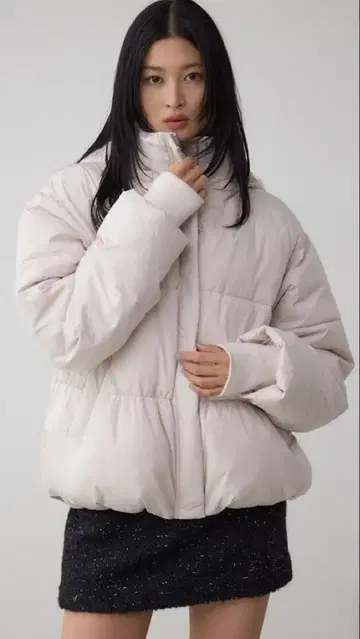 AZUL by MOUSSY 후드 부착 다운 자켓