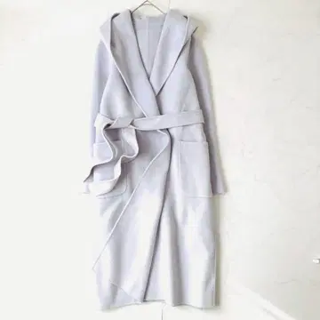 택 포함 새상품 아나이 리버 코트 벨티드 후디드 롱 기장 38 M