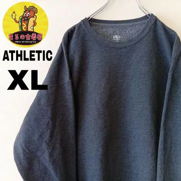USA 구제 의류 ATHLETIC 맨투맨 XL 무지 차콜 그레이