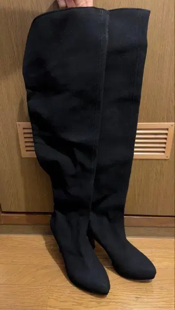 새상품급! 에스페란사 ESPERANZA 니하이 부츠 블랙 23.5