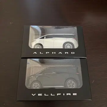 도요타 ALPHARD VELLFIRE 미니카 2대 세트