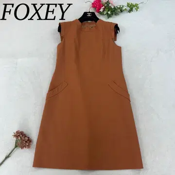 K302 폭시 FOXEY 40 M 원피스 오렌지 여성용