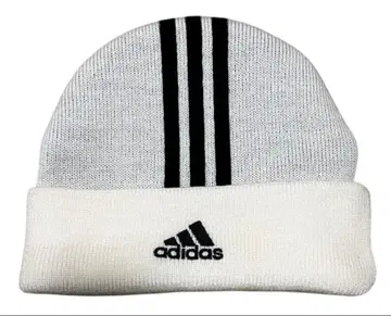 00s 아디다스 원포인트 로고 쓰리 스트라이프 비니