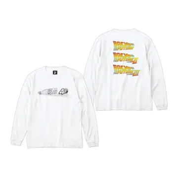 백 투 더 퓨처 40th 롱 슬리브 T셔츠