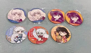 이누야샤 트레이딩 캔뱃지 이누야샤 셋쇼마루 린 세트