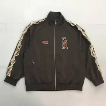 HIGH-GATE 펭귄 자수 저지 브라운