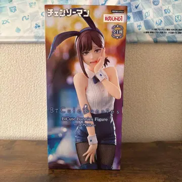 라운드원 한정판 코베니 체인소 맨 피규어 상자 찌그러짐 있음