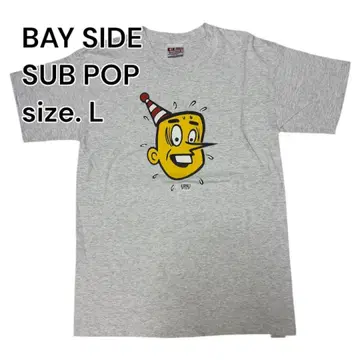 BAY SIDE SUB POP 티셔츠 L 사이즈 그레이