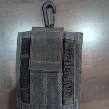 BRIEFING 나일론 볼 파우치 카라비너 포함