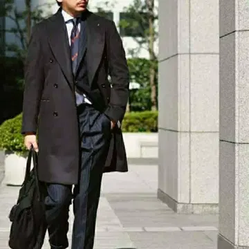 새상품급 De Petrillo 데페트릴로 캐시미어 100% 체스터 코트