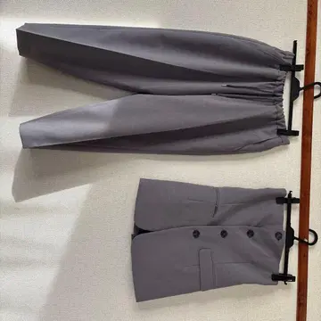 그레이 셋업 팬츠 셋업