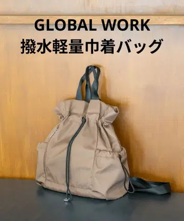 [ 새상품급 ] GLOBAL WORK 발수 경량 복조리 백
