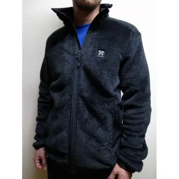 정가 29400엔 호그로프스 블랙 하이넥 플리스 자켓