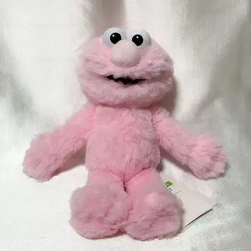 세서미 스트릿 마켓 한정판 엘모 봉제 인형 핑크 사쿠라 벚꽃