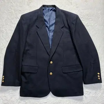 테일러드 자켓 네이비 골드 버튼 울 네이비 자켓 사이즈 L