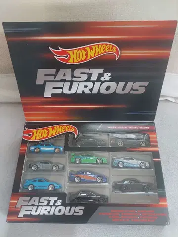 미개봉 새상품 [ 핫휠 와일드 스피드 한정판 프리미엄 10대입 ]