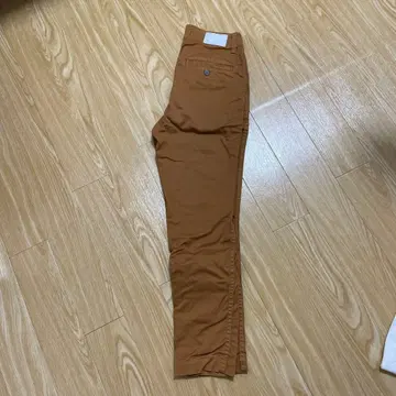 Johnnull 브라운 캐주얼 팬츠 백 포켓 부착