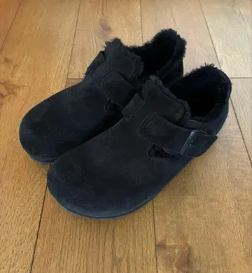 버켄스탁 런던 시어링 올 블랙 26.5 41