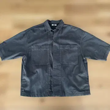 그레이 워크 셔츠 M 사이즈 2 포켓